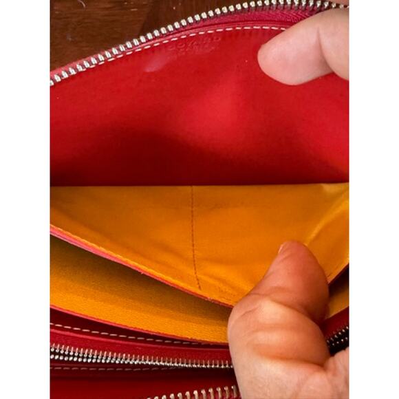 GOYARD  Goyardine Matignon Zip Around GM Wallet Red*EXCELLENT condition*BOX - Picture 16 of 16